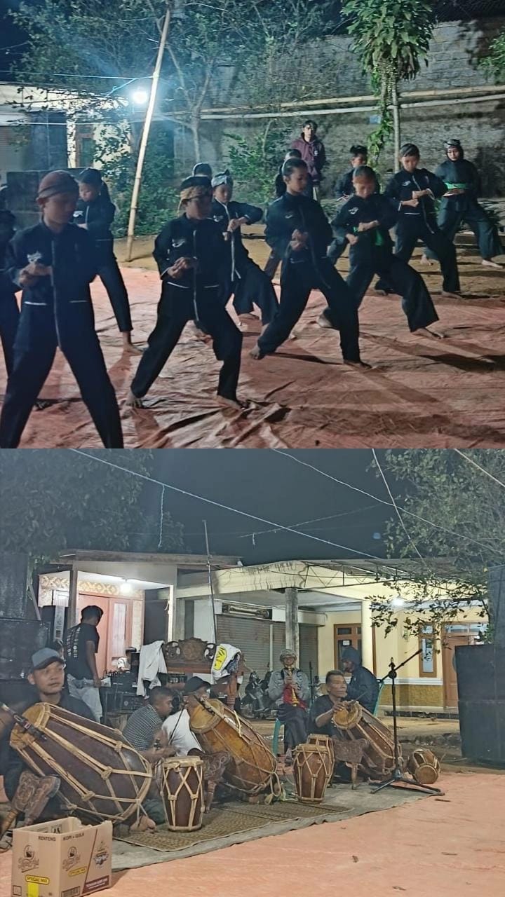 SADAR BUDAYA DENGAN PERTUNJUKAN PENCAK SILAT DI DESA SADARKARYA